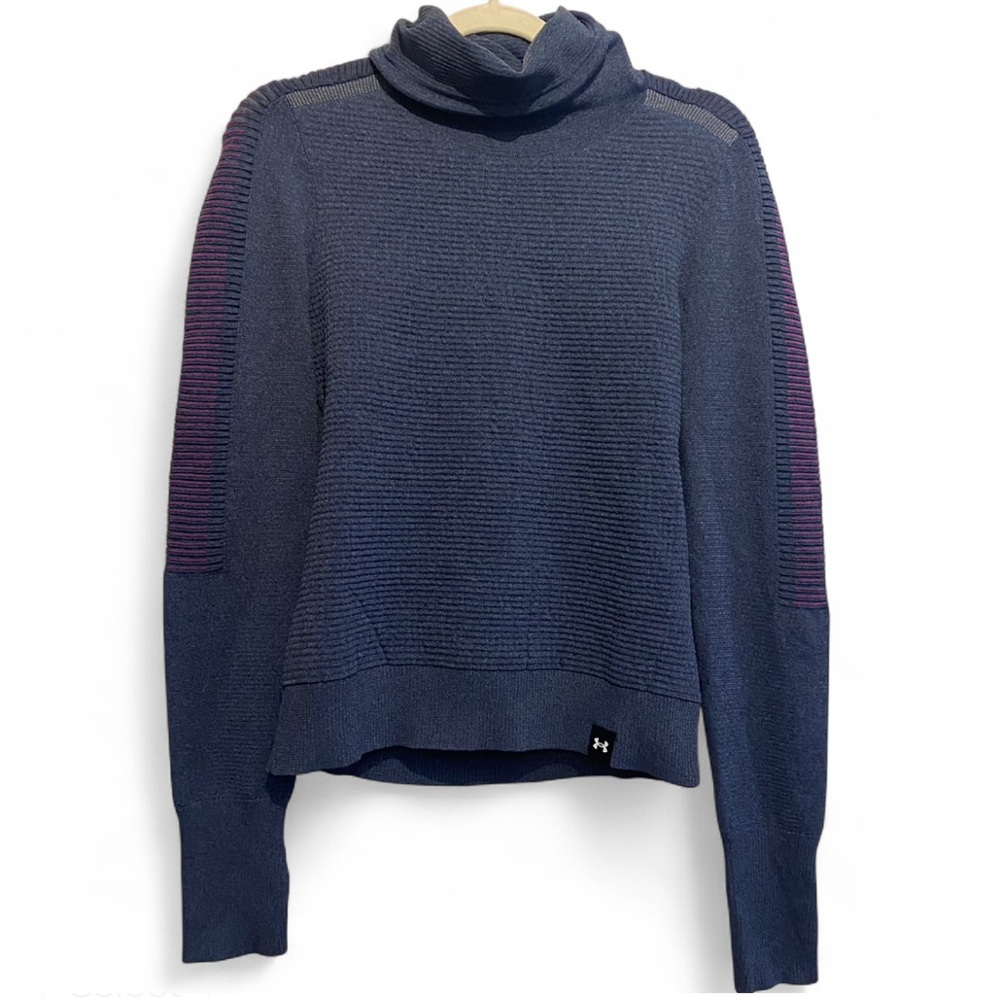 Under Armour Intelliknit Blue Turtleneck